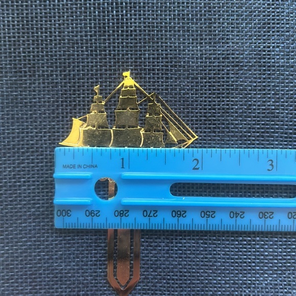 Vtg Tall Ship Bookmark by Weathervanes Over America - Picture 8 of 11